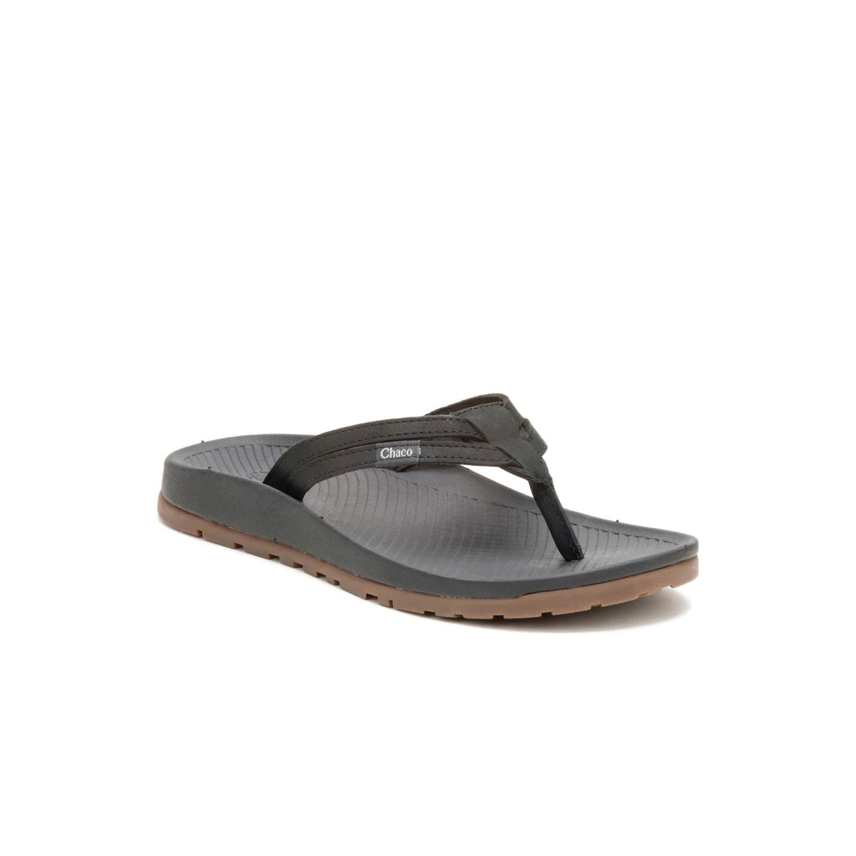 Women's Lowdown Leather Flip Flop - Black