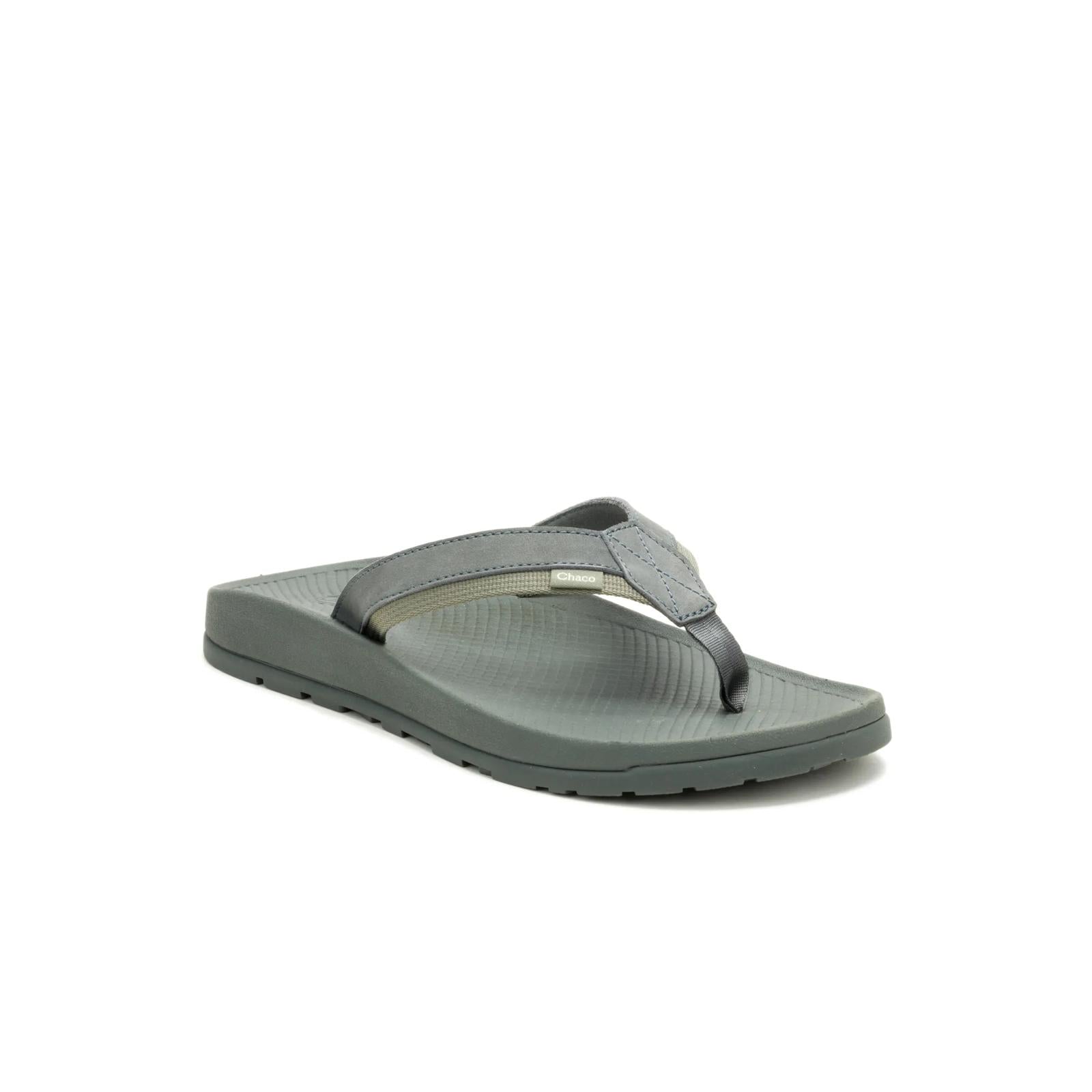 Men's Lowdown Leather Flip Flop - Alloy