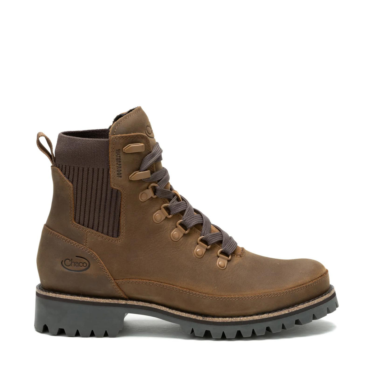 Women's Fields Lace Waterproof Boot - Maple Brown