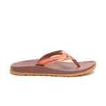 Women's Lowdown Leather Flip Flop - Burnt Chestnut