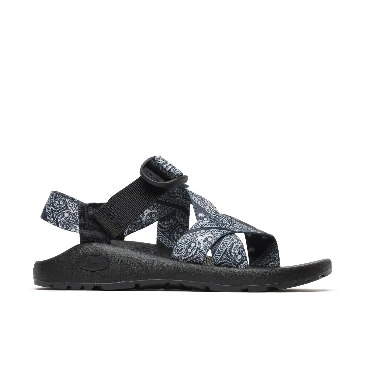 Women's Mega Z/1 Wide-Strap Classic Sandal - Limited Edition - Black Bandana