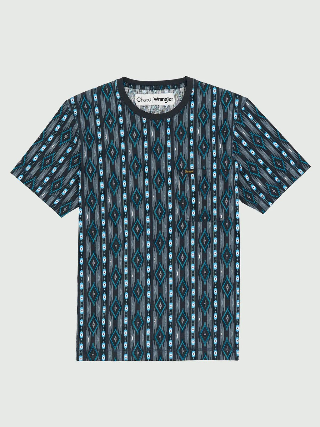 Chaco x Wrangler Pocket Tee - Black Checotah