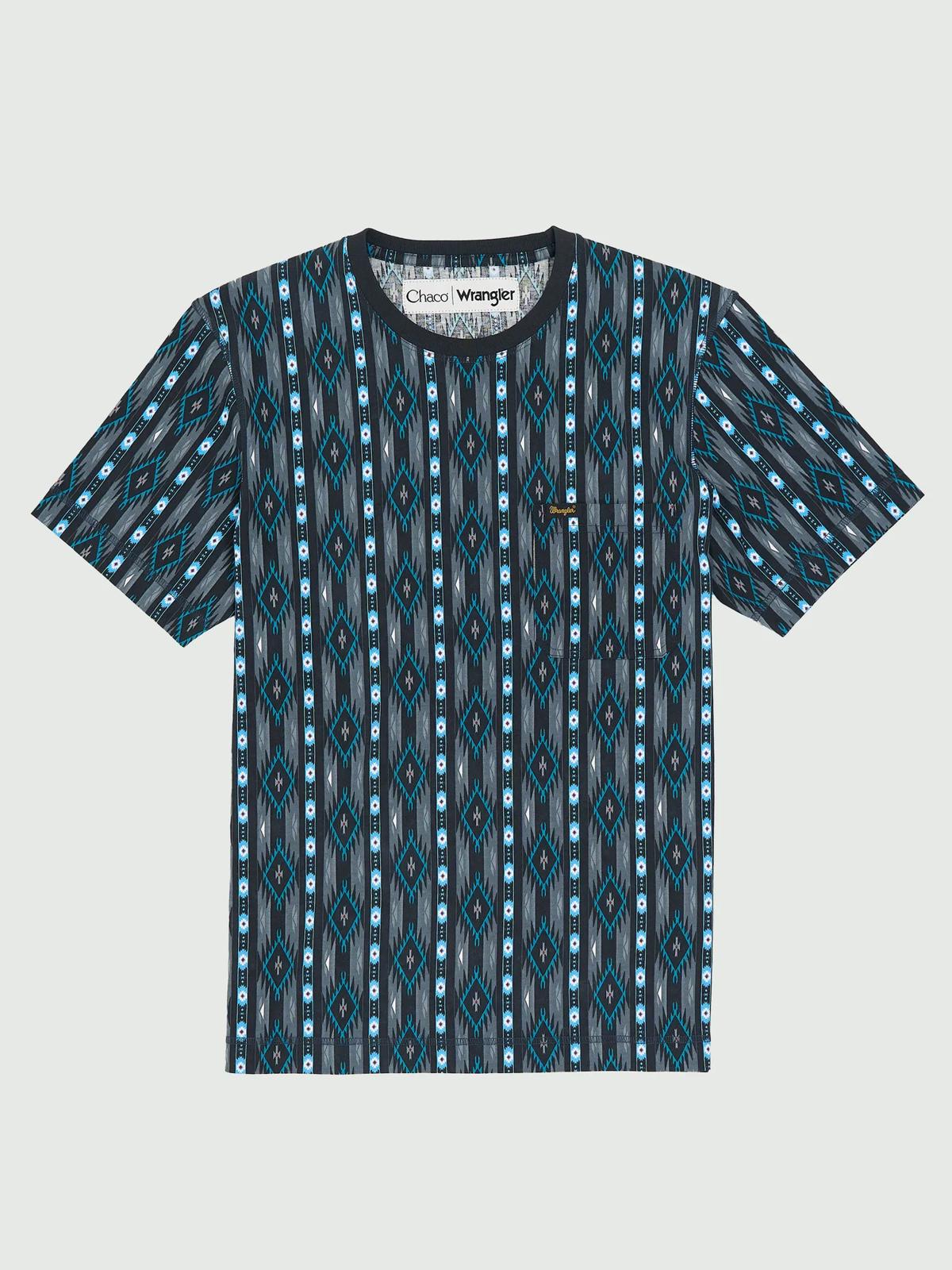 Chaco x Wrangler Pocket Tee - Black Checotah