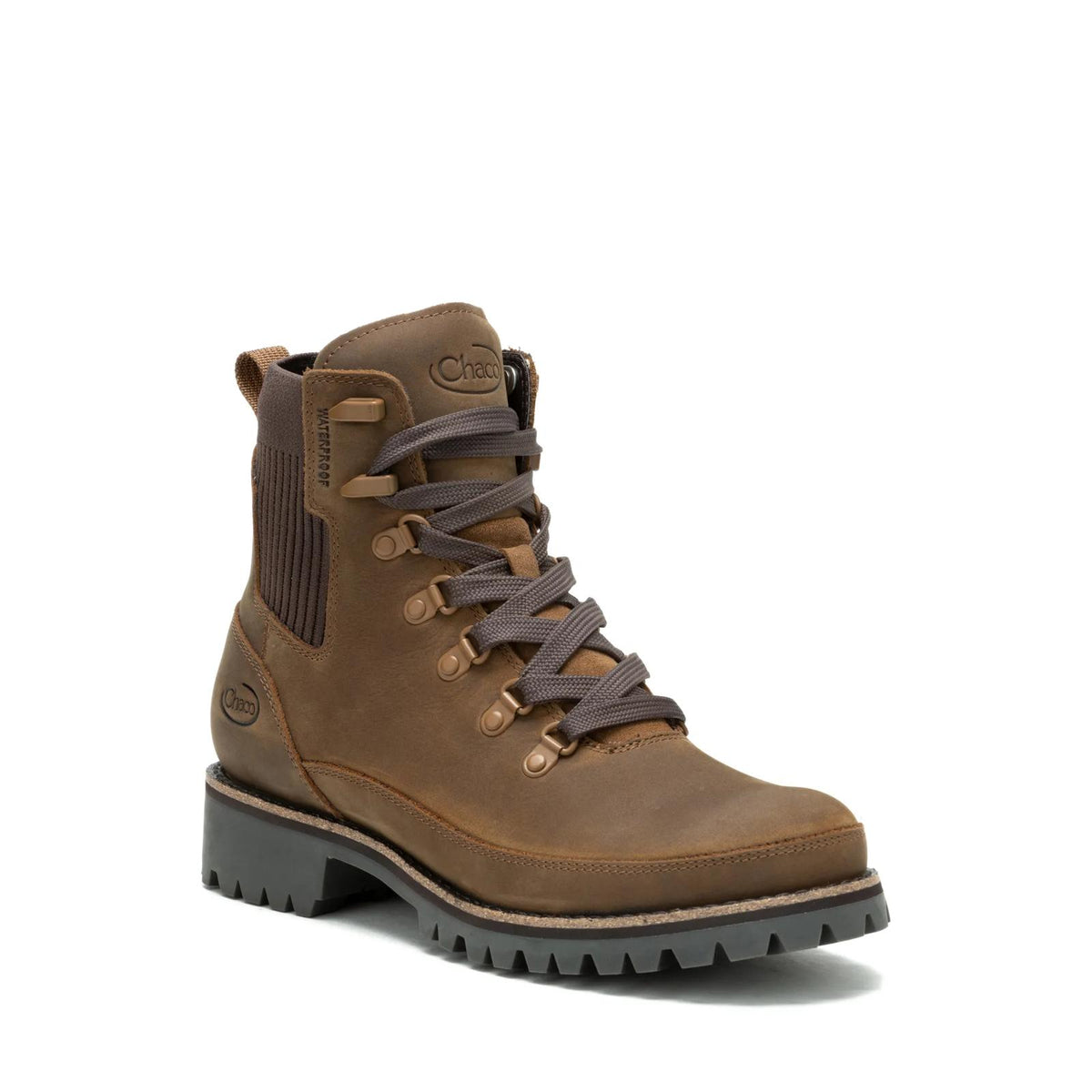 Women's Fields Lace Waterproof Boot - Maple Brown