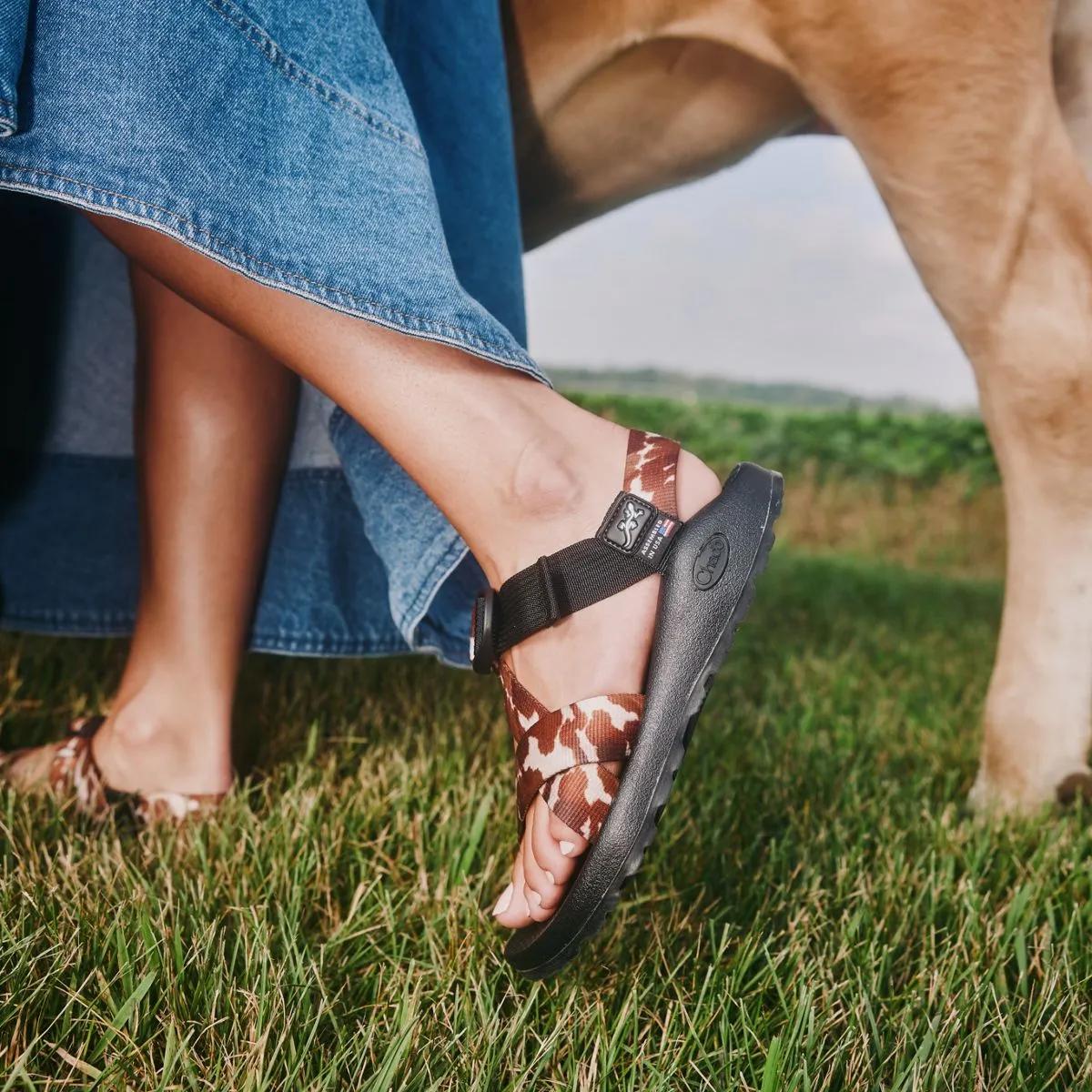Women's Mega Z/1 Wide-Strap Classic Sandal - Limited Edition - Brown Cow
