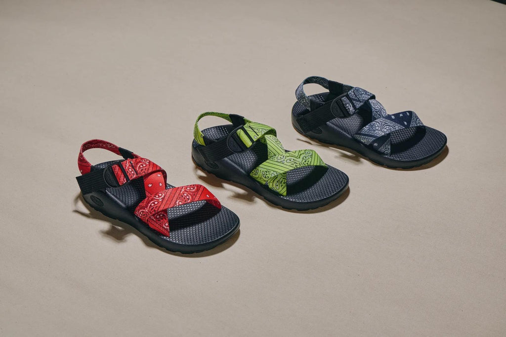 Women's Mega Z/1 Wide-Strap Classic Sandal - Limited Edition - Black Bandana
