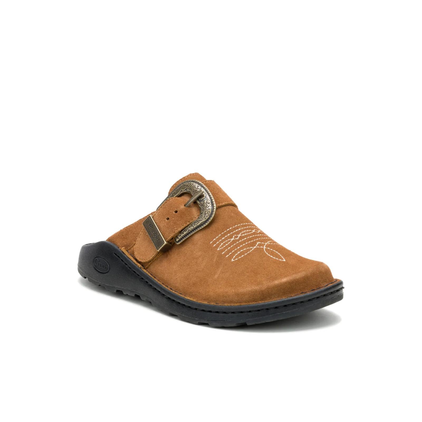 Men's Chaco x Wrangler Suede Clog - Saddle
