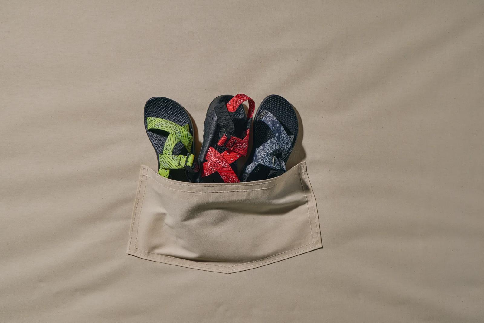 Women's Mega Z/1 Wide-Strap Classic Sandal - Limited Edition - Black Bandana