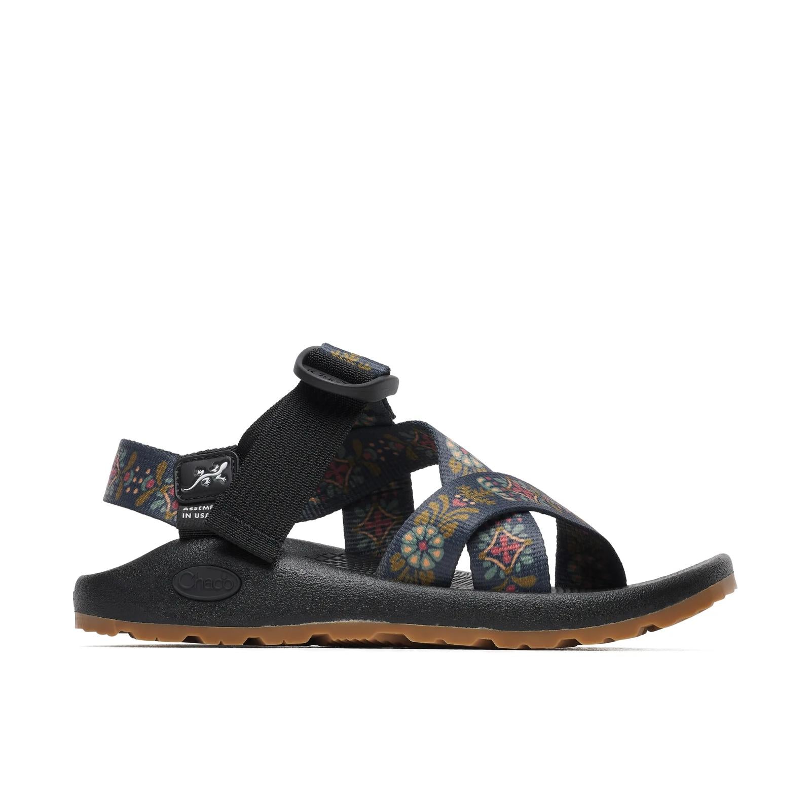 Women's Mega Z/1 Wide-Strap Classic Sandal - Limited Edition - Folk Flower Navy