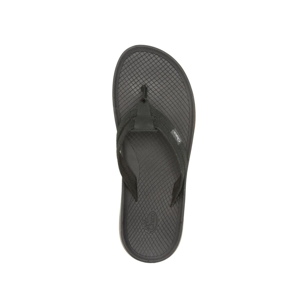 Women's Lowdown Leather Flip Flop - Black