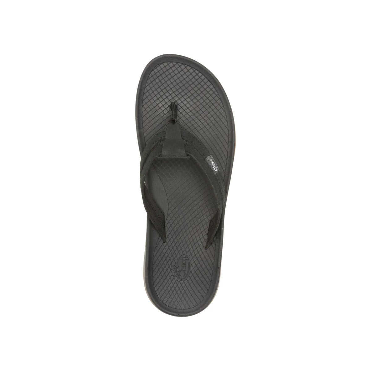 Women's Lowdown Leather Flip Flop - Black