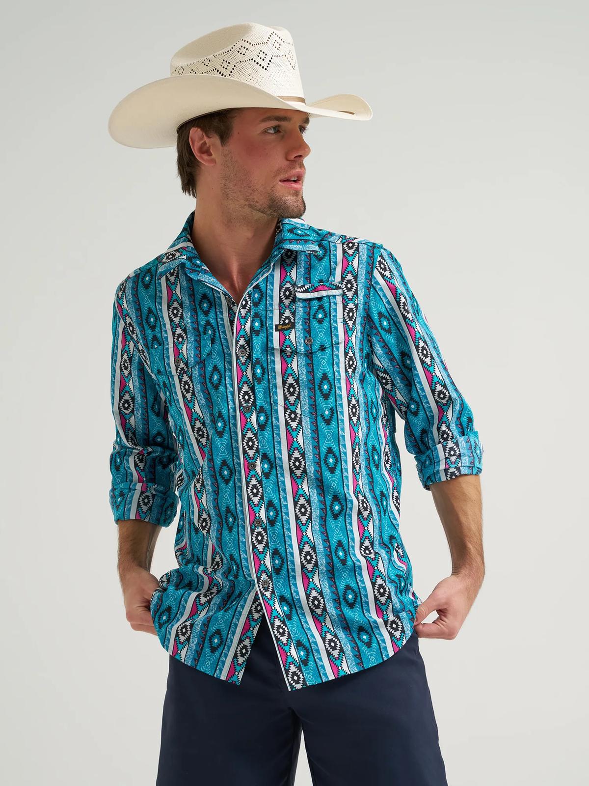 Chaco x Wrangler Long Sleeve Shirt - Checotah Print