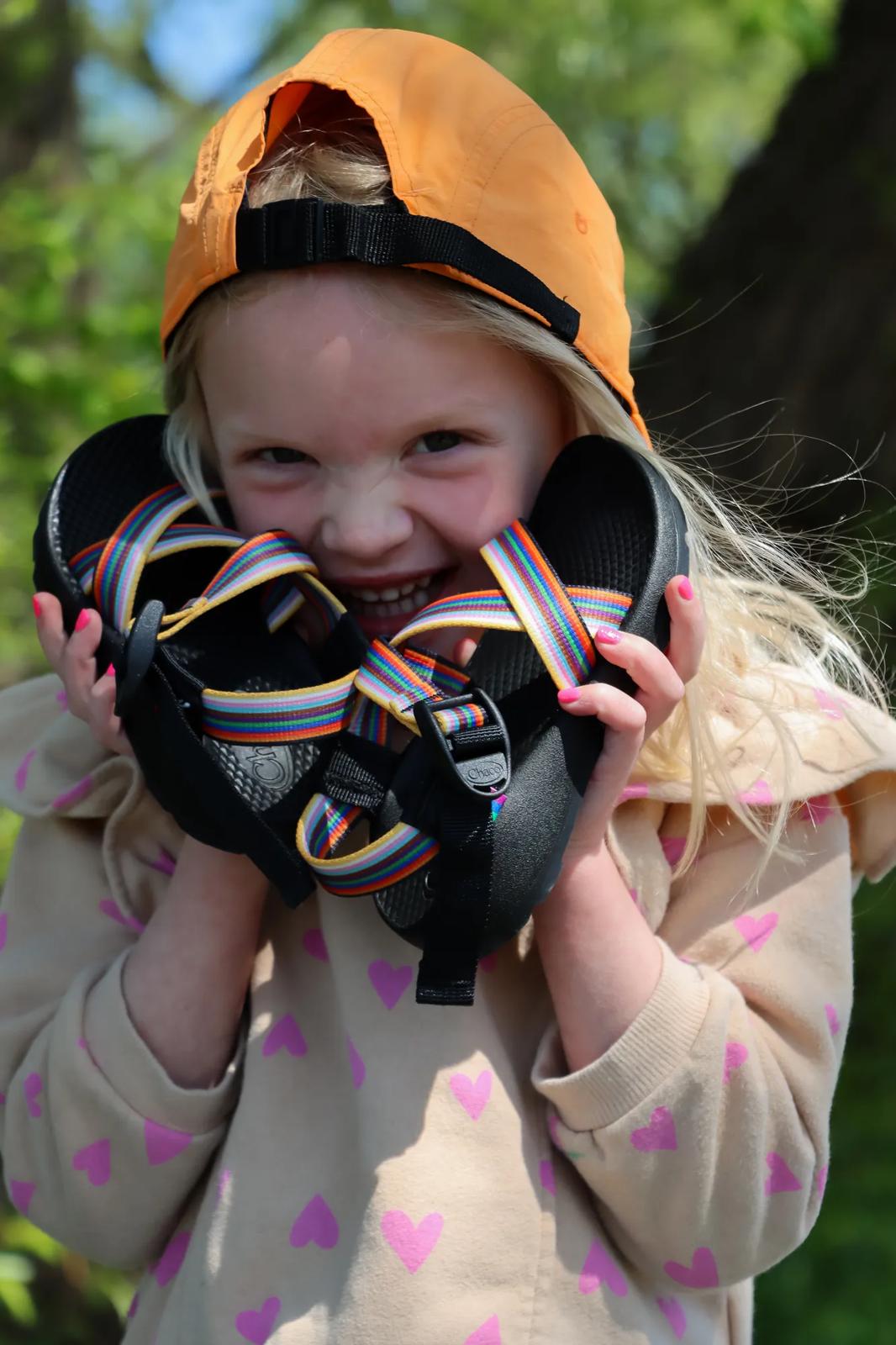 Big Kid's Z/1 EcoTread&trade; Sandal - Pride - Stripe Rainbow