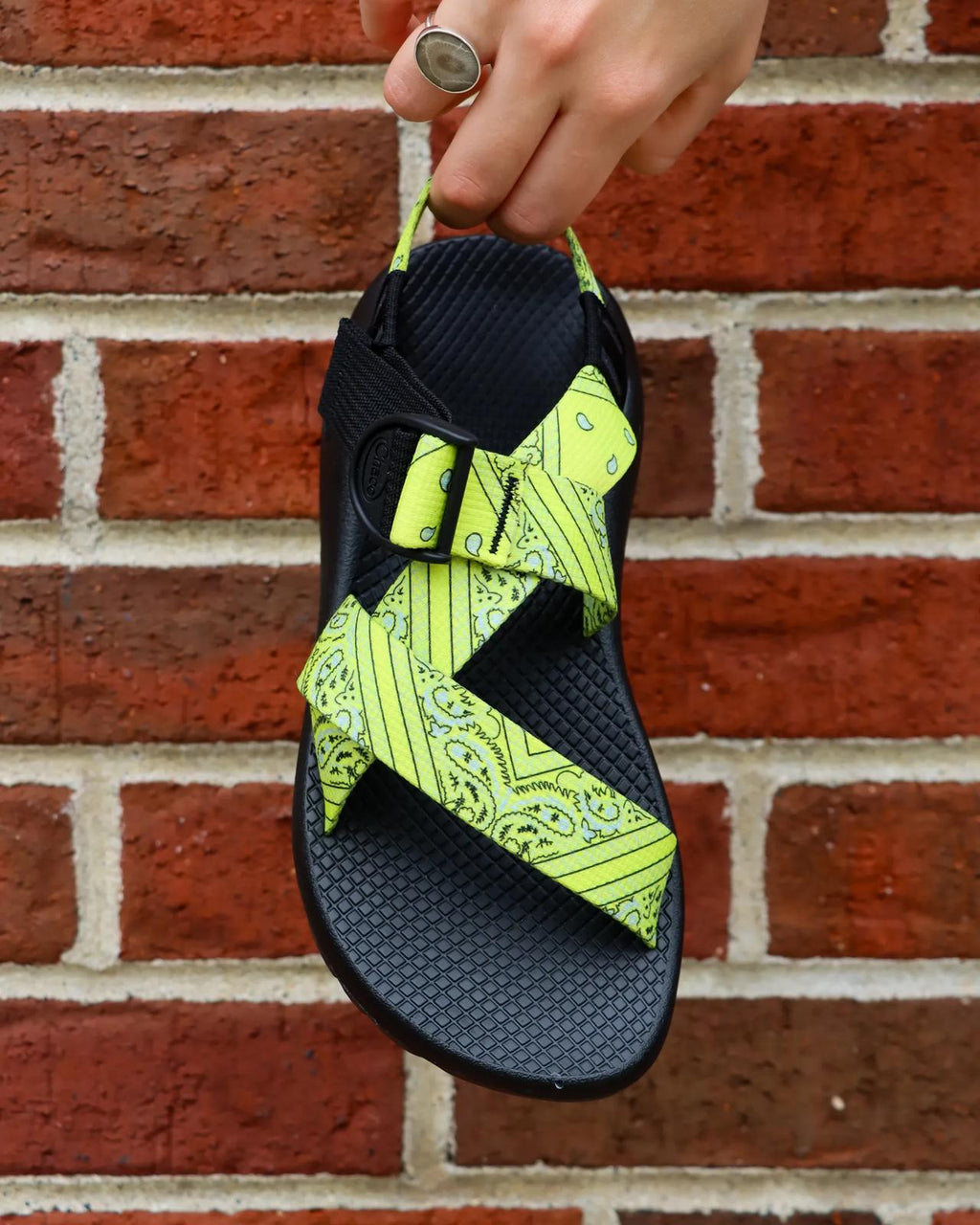 Women's Mega Z/1 Wide-Strap Classic Sandal - Limited Edition - Yellow Bandana