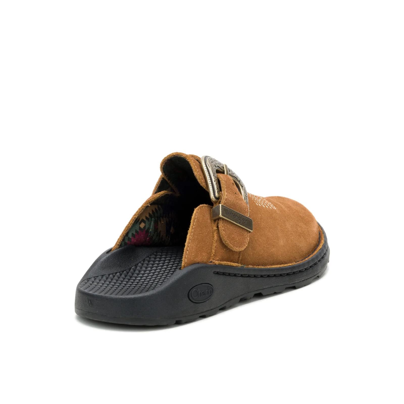Women's Chaco x Wrangler Suede Clog - Saddle