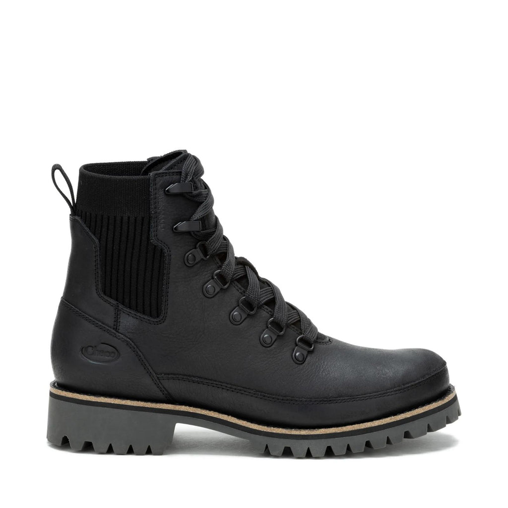 Women's Fields Lace Waterproof Boot - Black