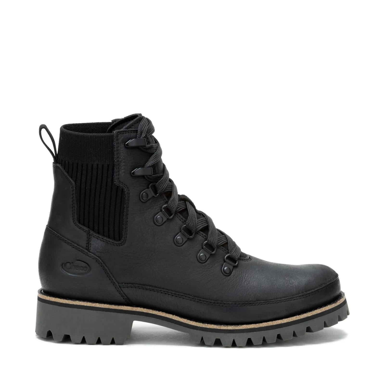 Women's Fields Lace Waterproof Boot - Black