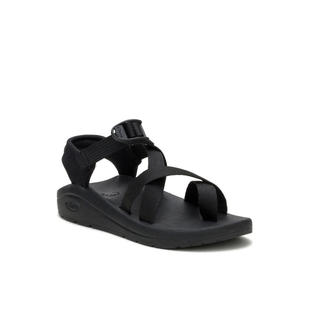 Women's CushZ Toe-Loop Extra Cushioned Sandal - Black