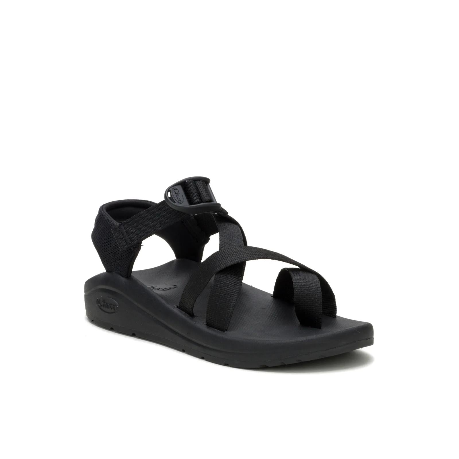 Women's CushZ Toe-Loop Extra Cushioned Sandal - Black