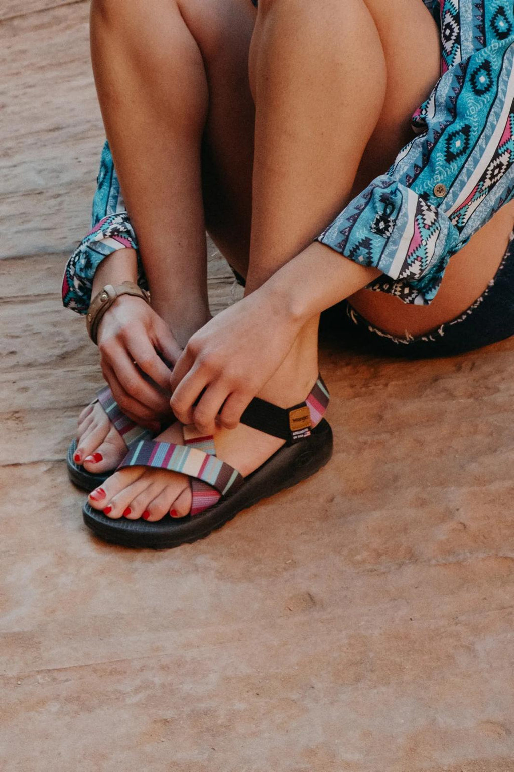 Women's Chaco x Wrangler Z Classic Sandal - Mega Z Brushpopper