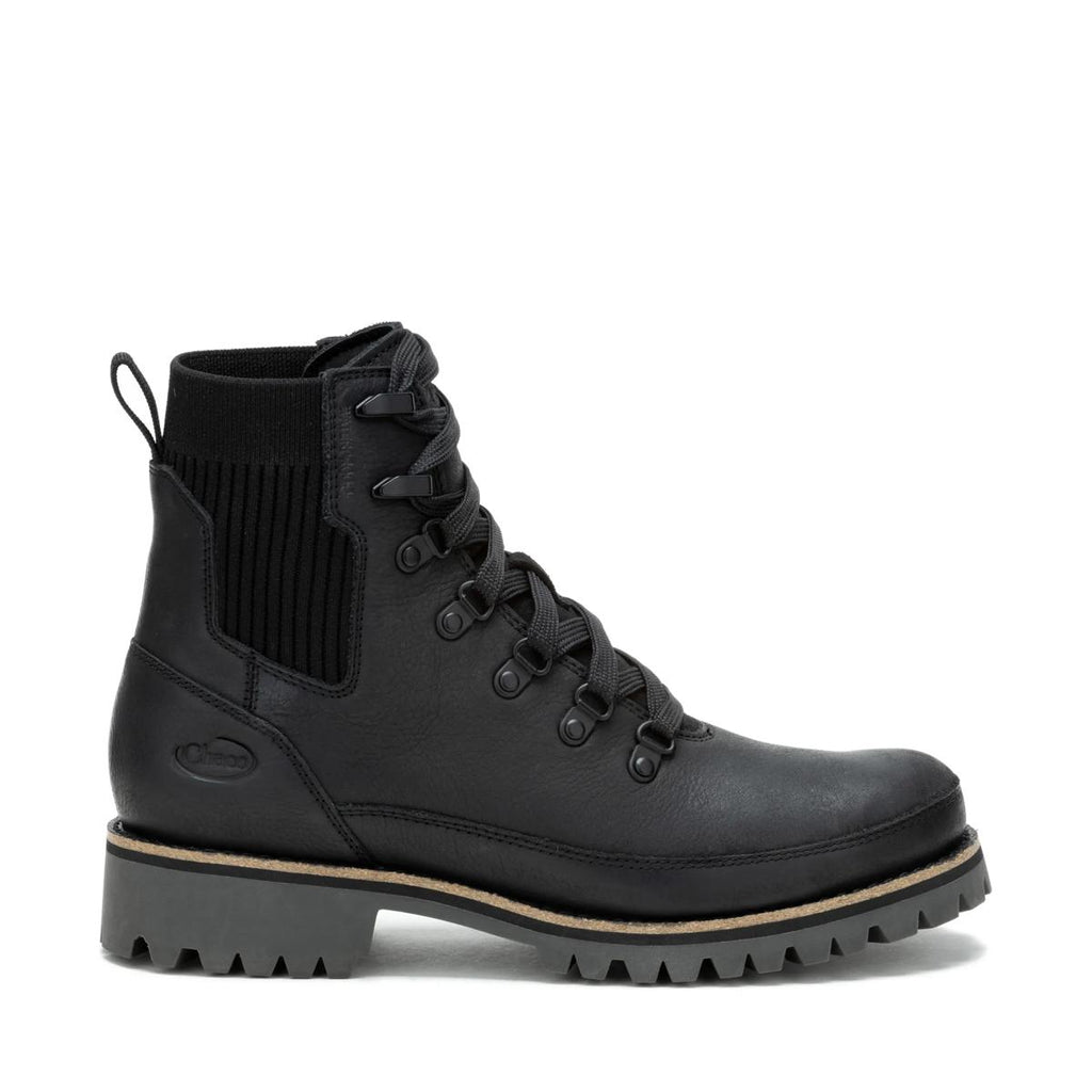 Women's Fields Lace Waterproof Boot - Black