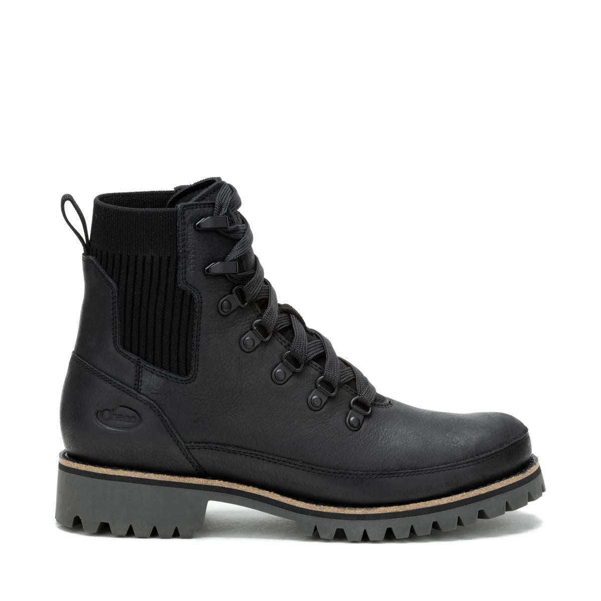 Women's Fields Lace Waterproof Boot - Black