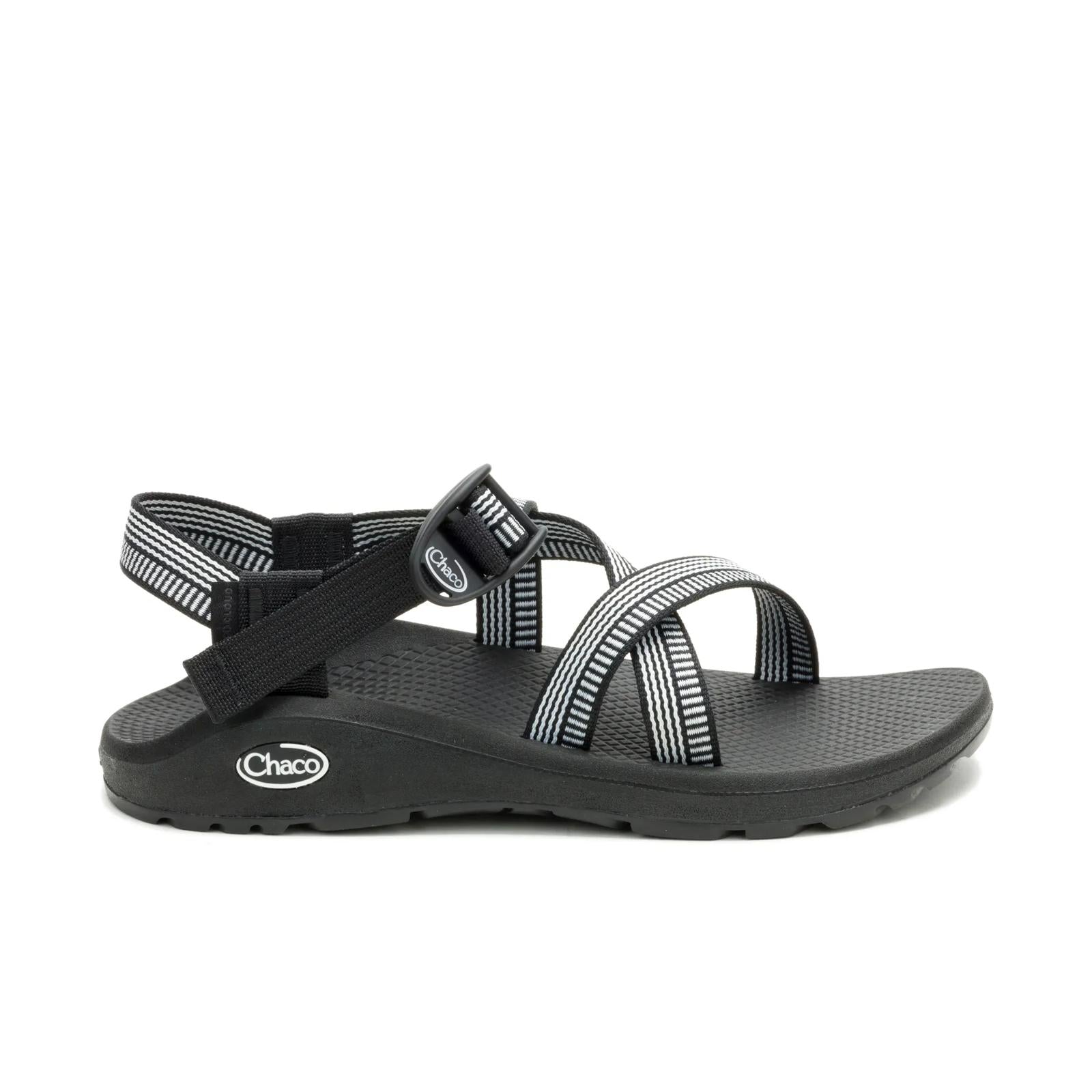 Women's Z/Cloud Adjustable Strap Cushioned Sandal - Level B+W