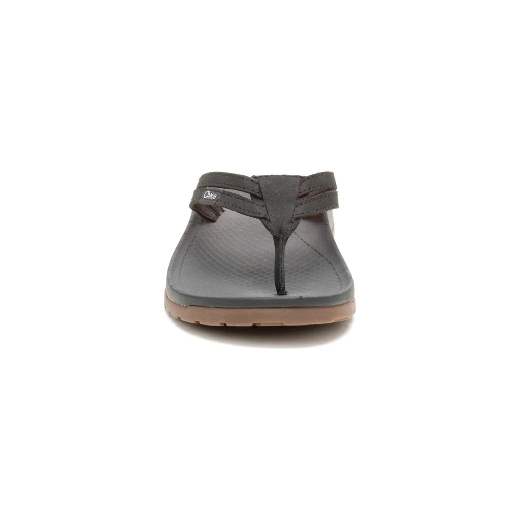 Women's Lowdown Leather Flip Flop - Black