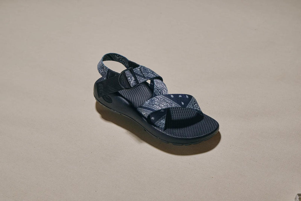 Women's Mega Z/1 Wide-Strap Classic Sandal - Limited Edition - Black Bandana