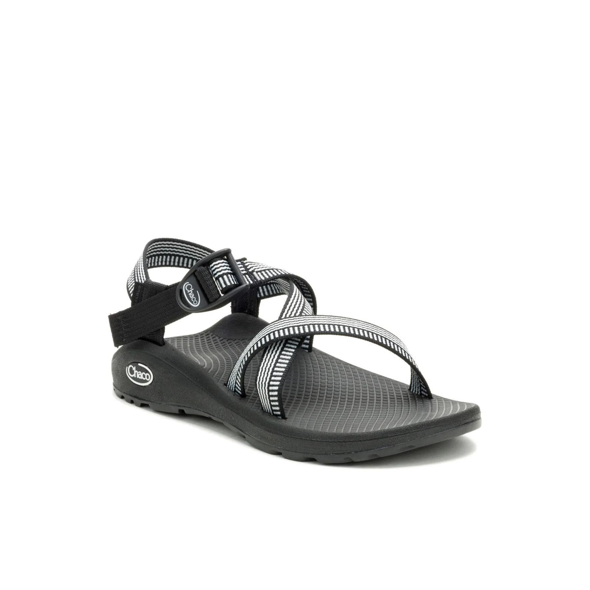 Women's Z/Cloud Adjustable Strap Cushioned Sandal - Level B+W