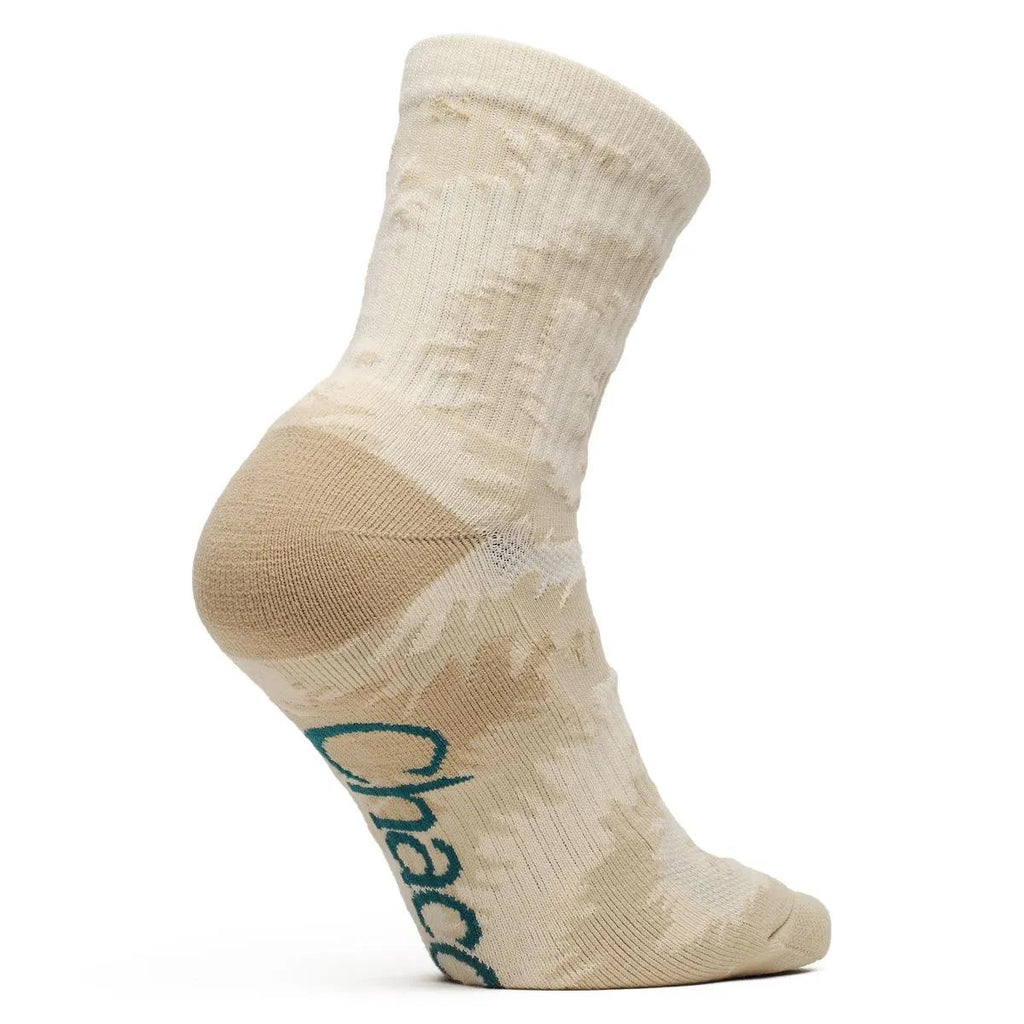 Midi Socks - Tan Tie Dye