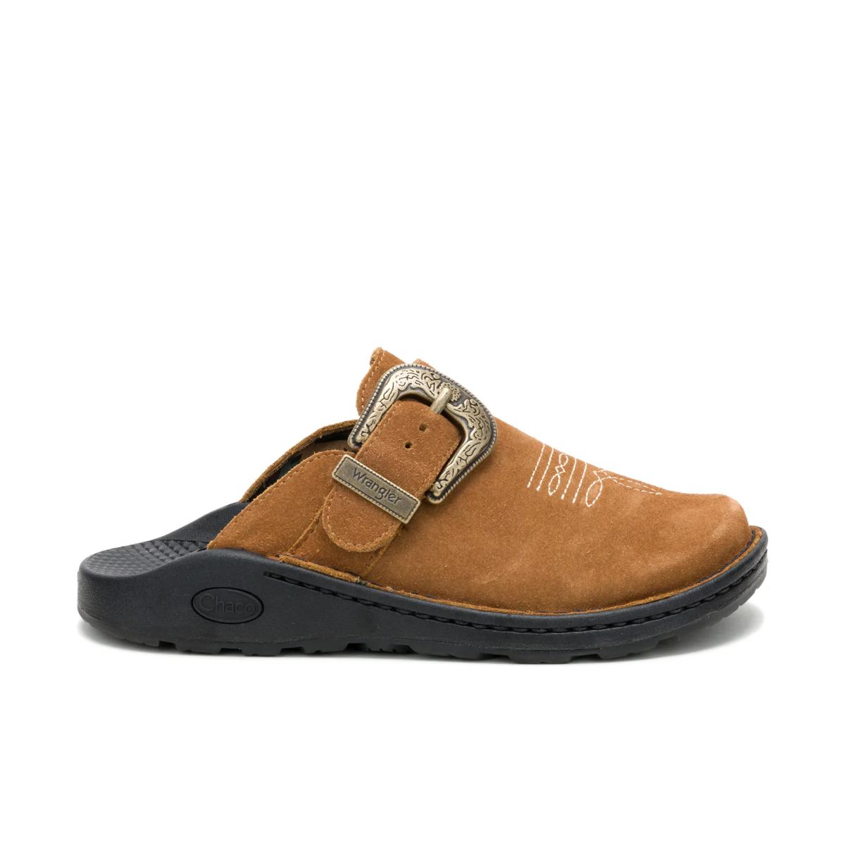 Women's Chaco x Wrangler Suede Clog - Saddle