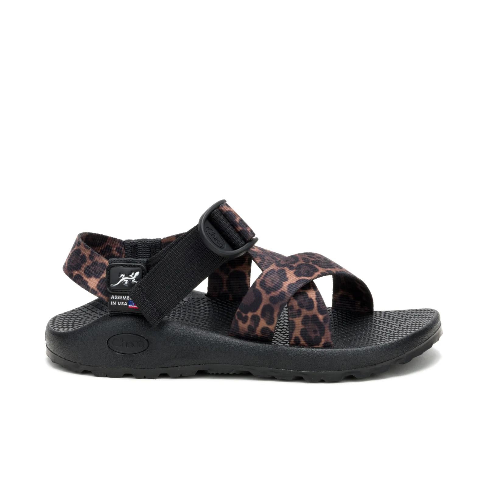 Women's Mega Z/1 Wide-Strap Classic Sandal - Limited Edition - Brown Leopard
