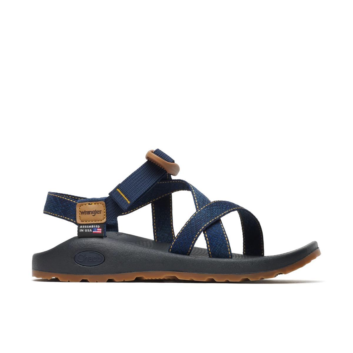 Women's Chaco x Wrangler Z/1 Classic Wide-Width Sandal - Denim Blue