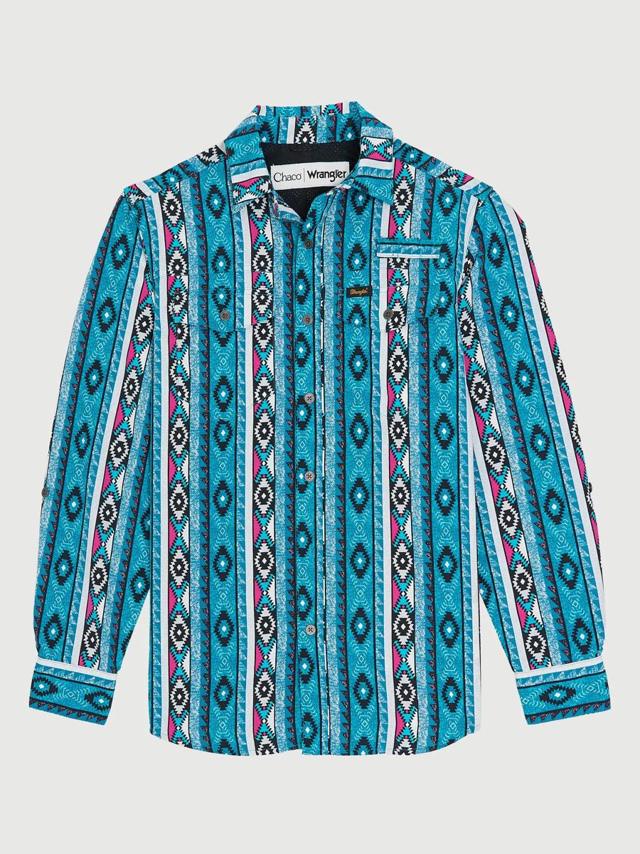 Chaco x Wrangler Long Sleeve Shirt - Checotah Print