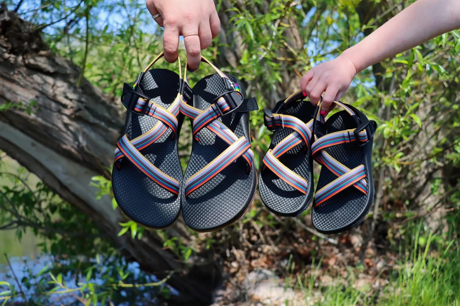 Little Kid's Z/1 EcoTread&trade; Sandal - Pride - Rainbow Stripe