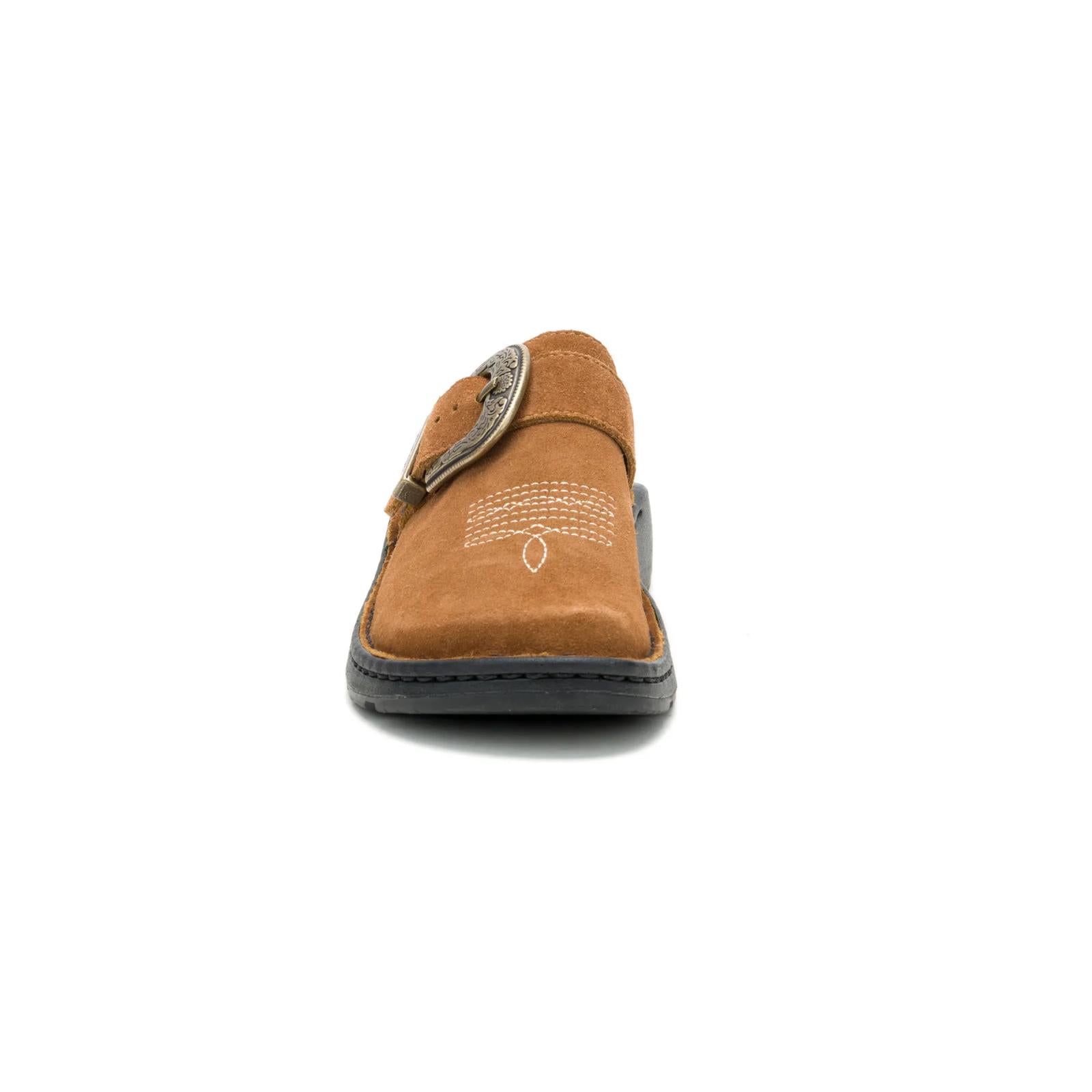 Women's Chaco x Wrangler Suede Clog - Saddle