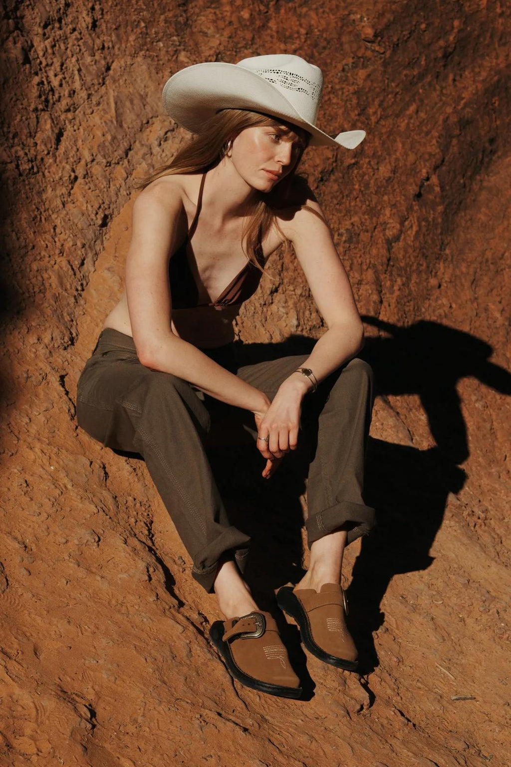 Women's Chaco x Wrangler Suede Clog - Saddle