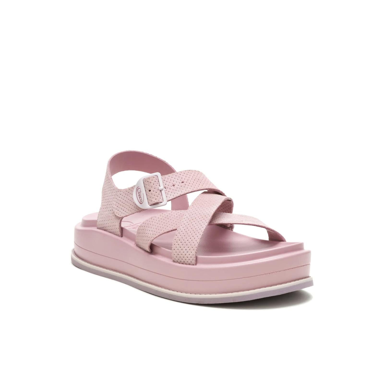 Women's Townes Suede Midform Sandal - Rose Quartz