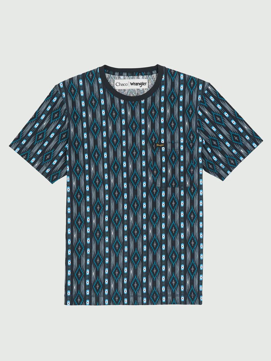 Chaco x Wrangler Pocket Tee - Black Checotah