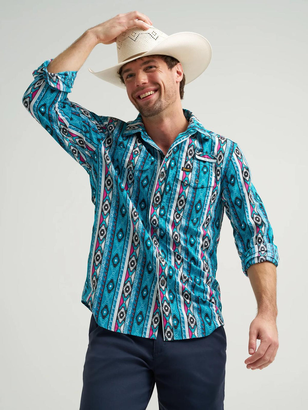 Chaco x Wrangler Long Sleeve Shirt - Checotah Print
