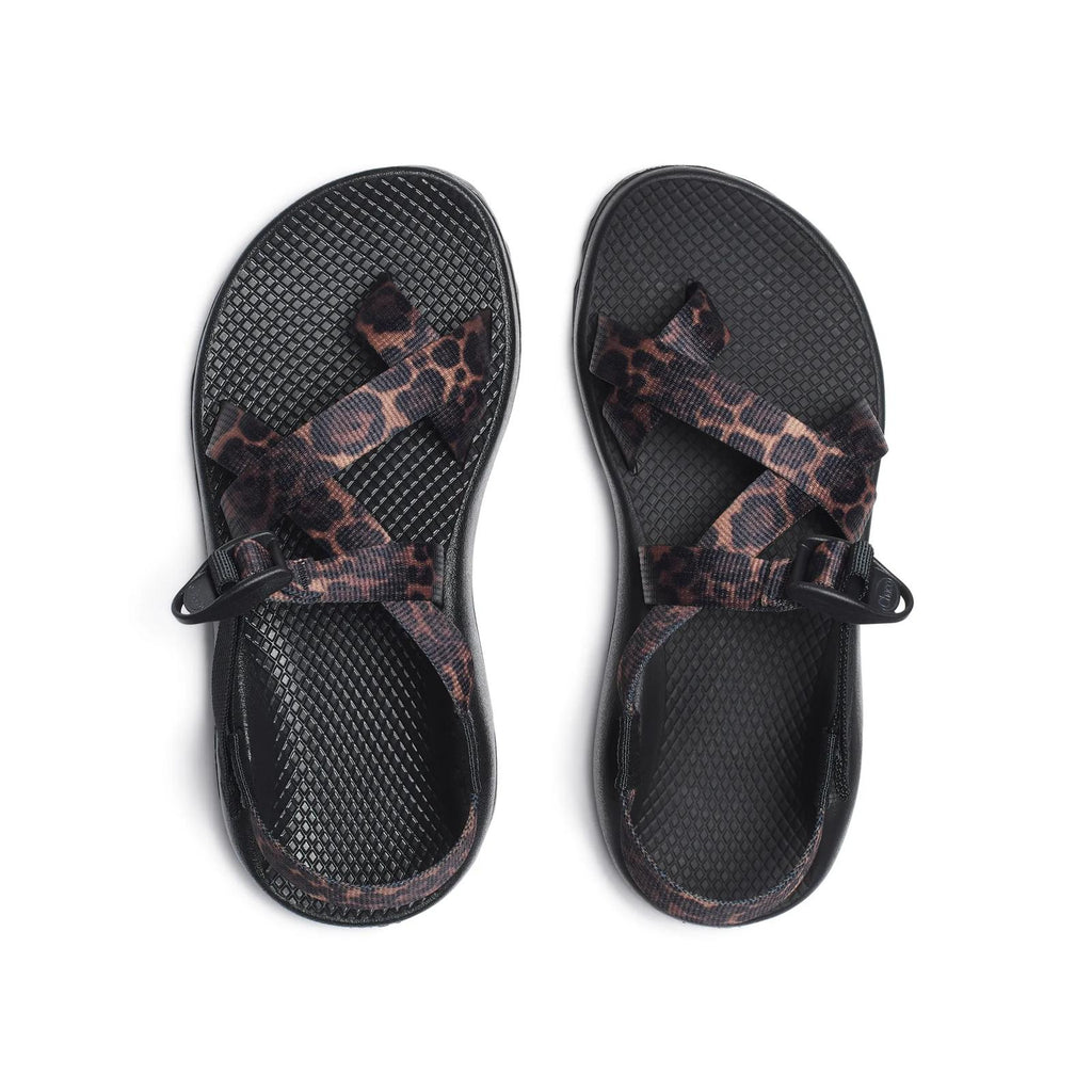 Women's Z/2 Adjustable Strap Wide-Width Classic Sandal - Brown Leopard