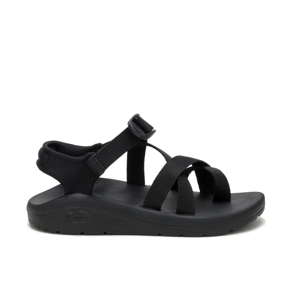 Women's CushZ Toe-Loop Extra Cushioned Sandal - Black