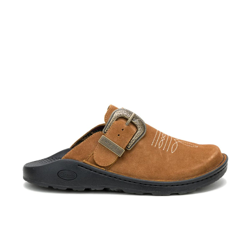 Men's Chaco x Wrangler Suede Clog - Saddle