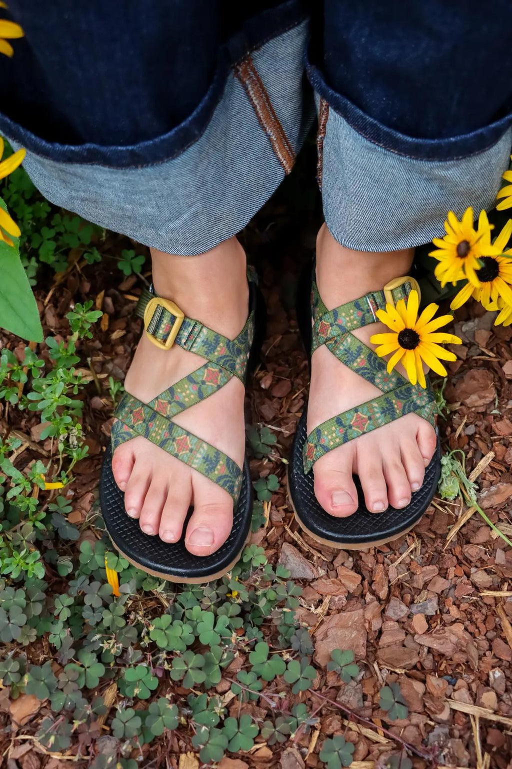 Women's Z/1 Classic Sandal - Limited Edition - Folk Flower Avo